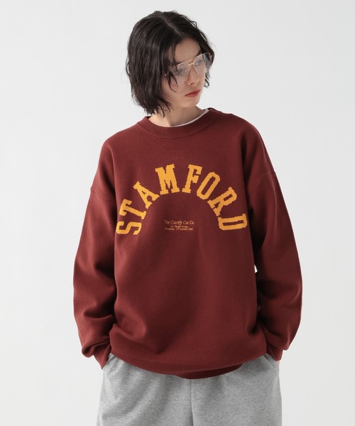 GEORGE'S（ジョージズ）の「Ｗジャガードロゴニット（ニット/セーター・メンズ・ブルー/杢グレー/ワインレッド・FREE）」の22枚目の写真