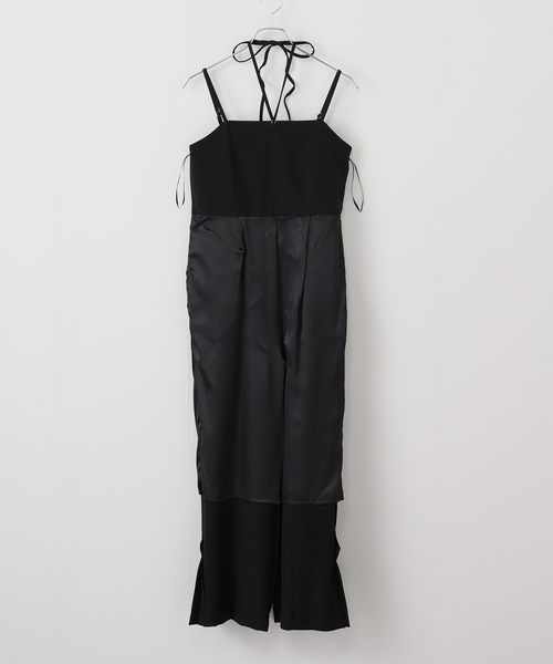 La TOTALITE（ラトータリテ）の「《追加3》ダブルクロスオールインワン（つなぎ/オールインワン・レディース・ブラック・38/40）」の13枚目の写真