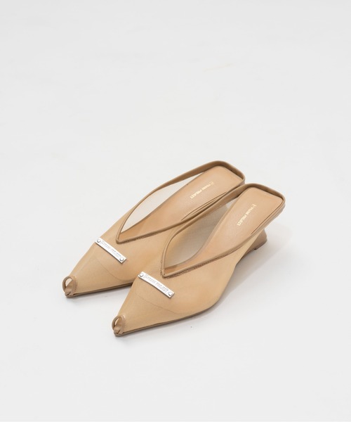 PRANK PROJECT（プランクプロジェクト）の「【2026Spring Pre-Order】マルチファブリックウェッジソールカットミュール / Wedge-Sole Cut Mules（その他シューズ・レディース・アイボリー/ベージュ・36/37/38）」の13枚目の写真