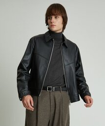 ANDROS（アンドロス）の「Minimal Jacket (Black)（ライダースジャケット）」