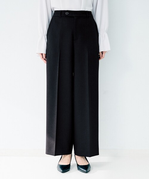 UNTITLED（アンタイトル）の「杢調ワイドパンツ（その他パンツ・レディース・ネイビー/グレー系その他/ブラウン系その他7・01/02/03）」の20枚目の写真