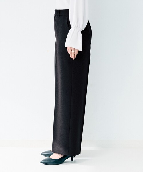 UNTITLED（アンタイトル）の「杢調ワイドパンツ（その他パンツ・レディース・ネイビー/グレー系その他/ブラウン系その他7・01/02/03）」の21枚目の写真