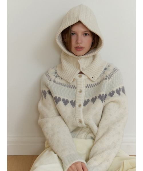 RE_L(リエル)の「Luvv knit balaclava set_2piece (cream)(ニット/セーター・レディース・その他・FREE)」の2枚目の写真