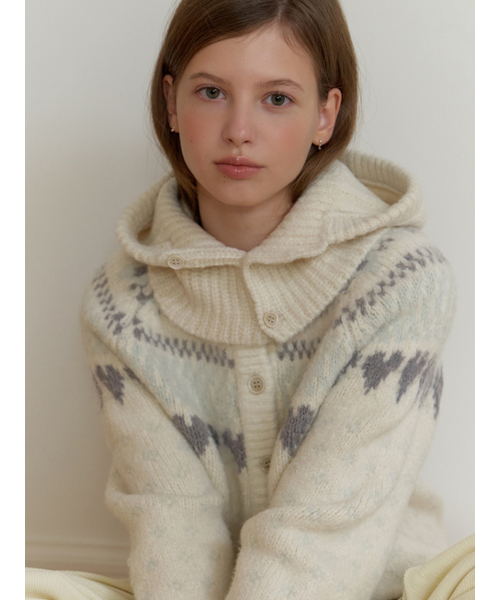 RE_L(リエル)の「Luvv knit balaclava set_2piece (cream)(ニット/セーター・レディース・その他・FREE)」の3枚目の写真