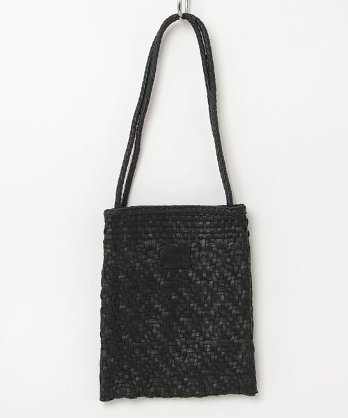 MASSIVE STORE(マッシブストア)の「【Swaraj/スワラージ】手編みメッシュレザー・ショルダーBAG(ショルダーバッグ・メンズ・ブラウン/ブラック・FREE)」の1枚目の写真