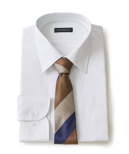 TETE HOMME(テットオム)の「形態安定 アソート T/Cドレスシャツ / レギュラーカラービジネスシャツ(ビジネスシャツ・メンズ・ホワイト系1/ホワイト系4/ホワイト系5/ホワイト系3/ホワイト系2・LARGE/MEDIUM/X-LARGE)」の1枚目の写真