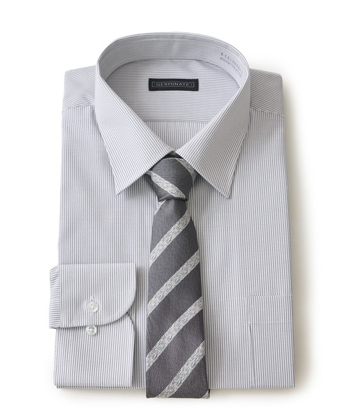 TETE HOMME(テットオム)の「形態安定 アソート T/Cドレスシャツ / レギュラーカラービジネスシャツ(ビジネスシャツ・メンズ・ホワイト系1/ホワイト系4/ホワイト系5/ホワイト系3/ホワイト系2・LARGE/MEDIUM/X-LARGE)」の2枚目の写真