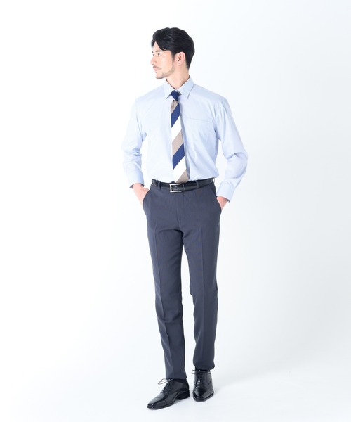 TETE HOMME(テットオム)の「形態安定 アソート T/Cドレスシャツ / レギュラーカラービジネスシャツ(ビジネスシャツ・メンズ・ホワイト系1/ホワイト系4/ホワイト系5/ホワイト系3/ホワイト系2・LARGE/MEDIUM/X-LARGE)」の17枚目の写真