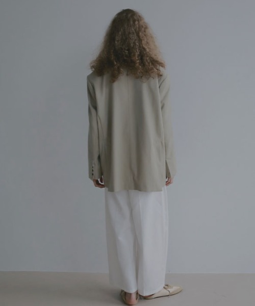 ETRE TOKYO（エトレトウキョウ）の「サイドベンツテーラードジャケット（テーラードジャケット・レディース・グレー/グレイッシュベージュ/ベージュ・S/M）」の7枚目の写真