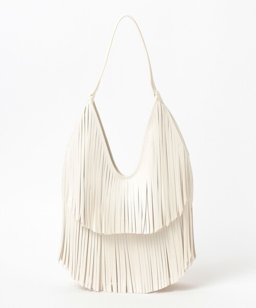 Ray BEAMS（レイビームス）の「HELOYSE / texas shoulder bag（トートバッグ・レディース・ブラック/ホワイト・ONE SIZE）」の4枚目の写真