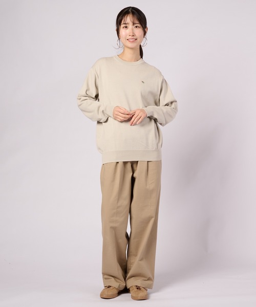 Arnold Palmer(アーノルドパーマー)の「3SEDAI KNIT シェア プルオーバー(ニット/セーター・レディース・ネイビー/ホワイト/グレイッシュベージュ/ネイビー系・M/S/XS/LL/L)」の11枚目の写真
