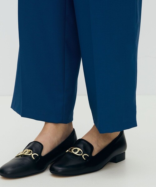 TOMORROWLAND collection（トゥモローランドコレクション）の「ブロークンオックス ストレートパンツ（その他パンツ・レディース・ネイビー/ベージュ/ブルー・36/34）」の9枚目の写真