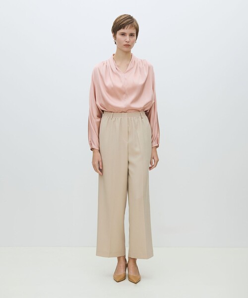 TOMORROWLAND collection（トゥモローランドコレクション）の「ブロークンオックス ストレートパンツ（その他パンツ・レディース・ネイビー/ベージュ/ブルー・36/34）」の11枚目の写真