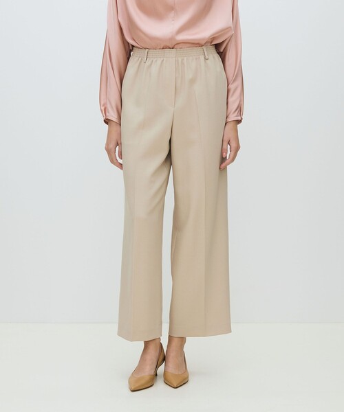 TOMORROWLAND collection（トゥモローランドコレクション）の「ブロークンオックス ストレートパンツ（その他パンツ・レディース・ネイビー/ベージュ/ブルー・36/34）」の12枚目の写真