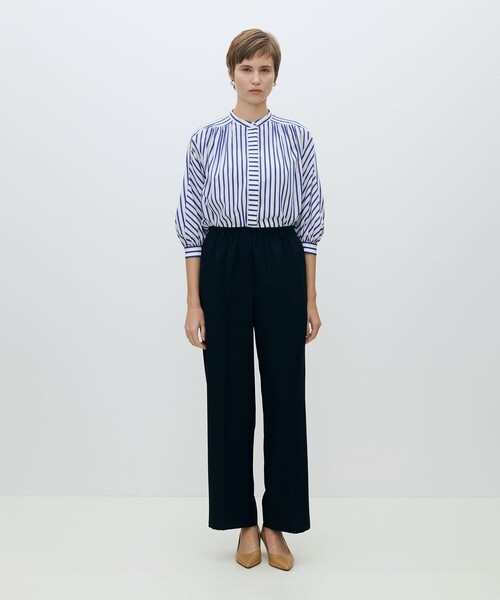 TOMORROWLAND collection（トゥモローランドコレクション）の「ブロークンオックス ストレートパンツ（その他パンツ・レディース・ネイビー/ベージュ/ブルー・36/34）」の14枚目の写真