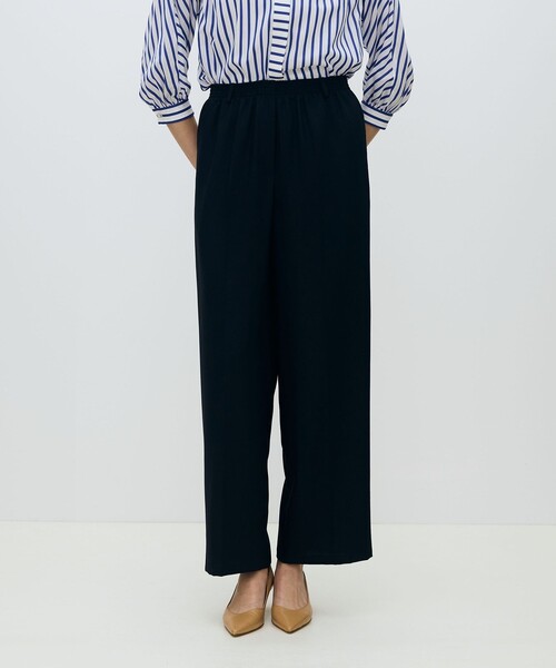 TOMORROWLAND collection（トゥモローランドコレクション）の「ブロークンオックス ストレートパンツ（その他パンツ・レディース・ネイビー/ベージュ/ブルー・36/34）」の15枚目の写真