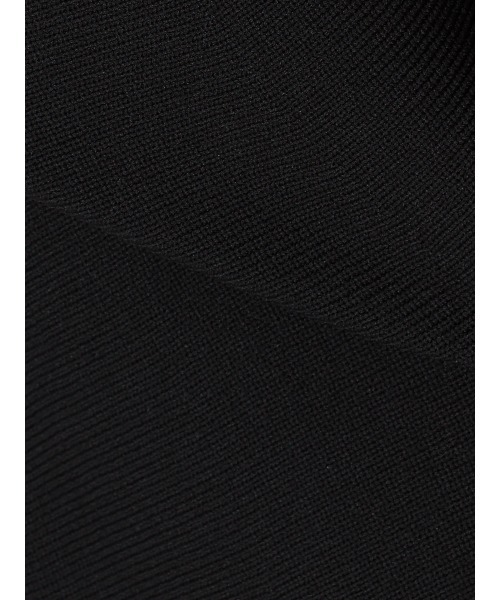 SUIT SQUARE（スーツスクエア）の「2WAYニット＆スカートセットアップ 7分袖 ハンドウォッシュ ポリエステル 無地 anysy（セットアップ・レディース・ブラック・F）」の15枚目の写真