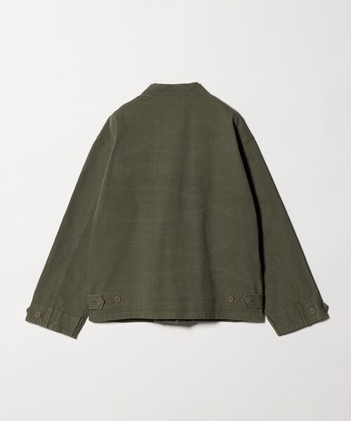 BEAUTY&YOUTH UNITED ARROWS（ビューティーアンドユースユナイテッドアローズ）の「ヴィンテージ ヘリンボーン BDU ジャケット ショート（ミリタリージャケット・メンズ・オリーブ・XL/L/S/M）」の2枚目の写真