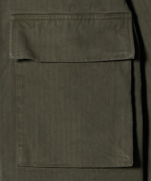 BEAUTY&YOUTH UNITED ARROWS（ビューティーアンドユースユナイテッドアローズ）の「ヴィンテージ ヘリンボーン BDU ジャケット ショート（ミリタリージャケット・メンズ・オリーブ・XL/L/S/M）」の5枚目の写真