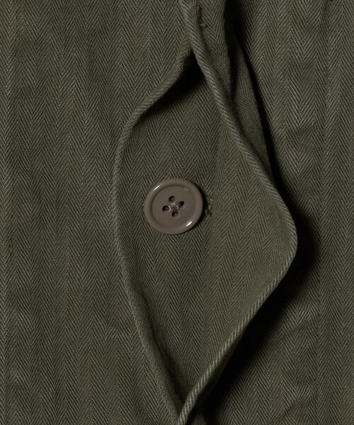 BEAUTY&YOUTH UNITED ARROWS（ビューティーアンドユースユナイテッドアローズ）の「ヴィンテージ ヘリンボーン BDU ジャケット ショート（ミリタリージャケット・メンズ・オリーブ・XL/L/S/M）」の6枚目の写真