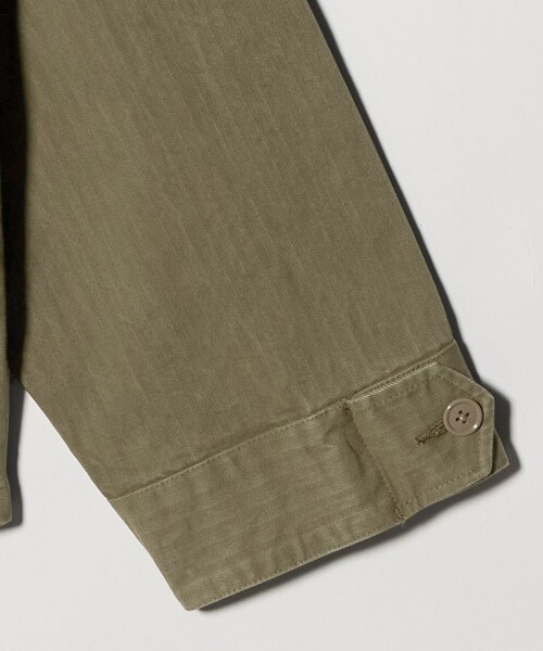 BEAUTY&YOUTH UNITED ARROWS(ビューティーアンドユースユナイテッドアローズ)の「ヴィンテージ ヘリンボーン BDU ジャケット ショート(ミリタリージャケット・メンズ・オリーブ・XL/L/S/M)」の12枚目の写真