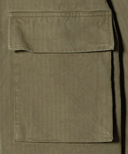BEAUTY&YOUTH UNITED ARROWS(ビューティーアンドユースユナイテッドアローズ)の「ヴィンテージ ヘリンボーン BDU ジャケット ショート(ミリタリージャケット・メンズ・オリーブ・XL/L/S/M)」の13枚目の写真