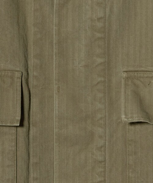 BEAUTY&YOUTH UNITED ARROWS(ビューティーアンドユースユナイテッドアローズ)の「ヴィンテージ ヘリンボーン BDU ジャケット ショート(ミリタリージャケット・メンズ・オリーブ・XL/L/S/M)」の16枚目の写真