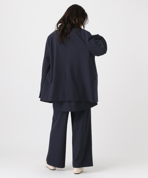 Elura（エルーラ）の「映えラクテーラードジャケット/634734（テーラードジャケット・レディース・ライトグレー/ネイビー/チェック・SMALL/MEDIUM）」の17枚目の写真