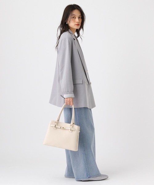 Elura（エルーラ）の「映えラクテーラードジャケット/634734（テーラードジャケット・レディース・ライトグレー/ネイビー/チェック・SMALL/MEDIUM）」の7枚目の写真