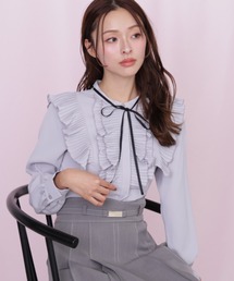 JILL by JILL STUART | プリーツフリルブラウス(シャツ/ブラウス)