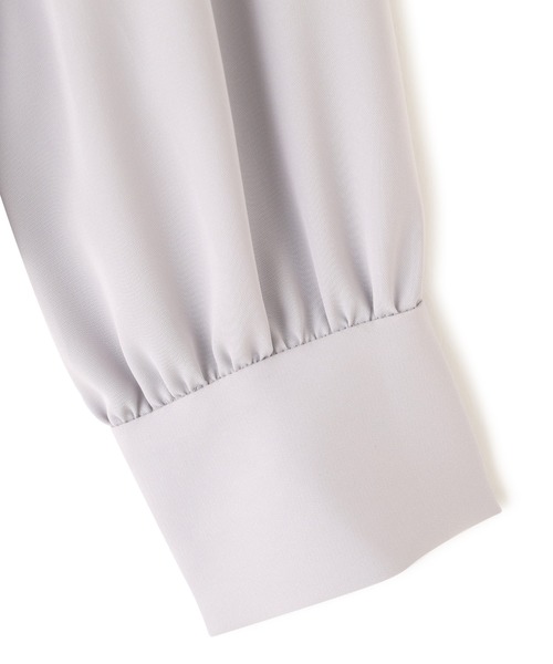 JILL by JILL STUART（ジルバイジルスチュアート）の「プリーツフリルブラウス（シャツ/ブラウス・レディース・ホワイト/ブラック/グレー・FREE）」の12枚目の写真