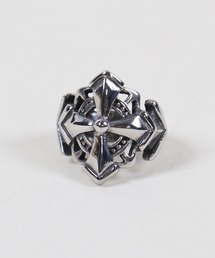 SPINNS | ボリュームメタルシルバーリング/クロス(リング)