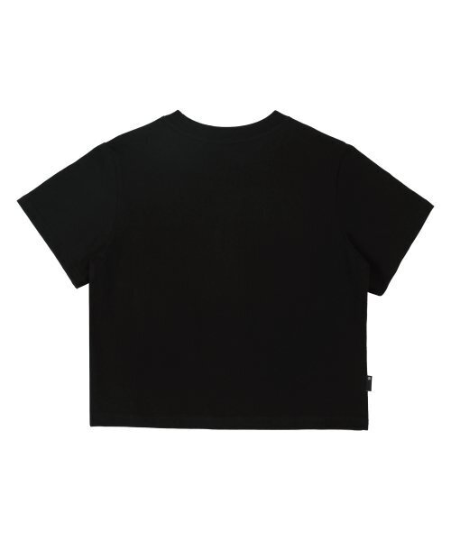 SUIBOM（スイボム）の「キャッチングアイ クロップTシャツ - ブラック（Tシャツ/カットソー・レディース・その他・ONE SIZE）」の7枚目の写真