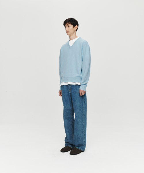 HEUTE（ホイテ）の「HET BEN WIDE DENIM (BLUE)（デニムパンツ・メンズ・その他・M/L）」の4枚目の写真