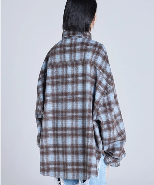 Little sunny bite(リトルサニーバイト)の「littlesunnybite/リトルサニーバイト/check jacket(その他アウター・レディース・ピンク/ブルー/ブラック・S/M)」の9枚目の写真