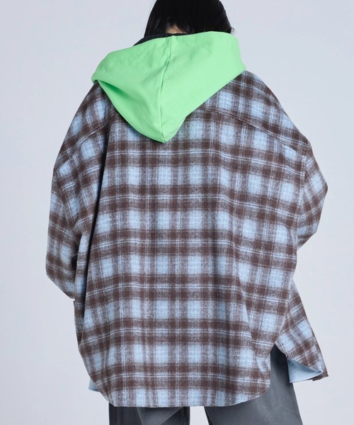 Little sunny bite(リトルサニーバイト)の「littlesunnybite/リトルサニーバイト/check jacket(その他アウター・レディース・ピンク/ブルー/ブラック・S/M)」の11枚目の写真