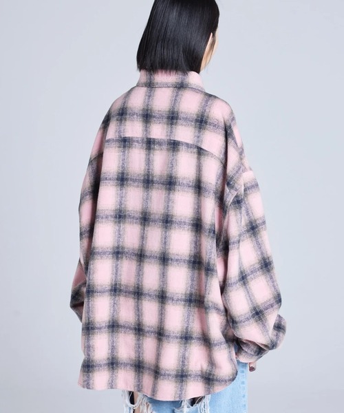 Little sunny bite(リトルサニーバイト)の「littlesunnybite/リトルサニーバイト/check jacket(その他アウター・レディース・ピンク/ブルー/ブラック・S/M)」の14枚目の写真