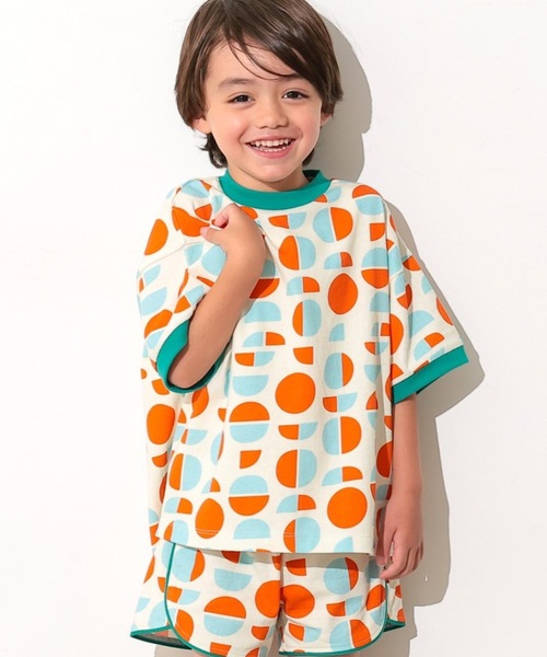 Ocean&Ground（オーシャン&グラウンド）の「Keiki POP Tシャツ（Tシャツ/カットソー・キッズ・パープル/ホワイト系その他/ライトグリーン/マルチ・80/90/110/130/140/95/100）」の4枚目の写真