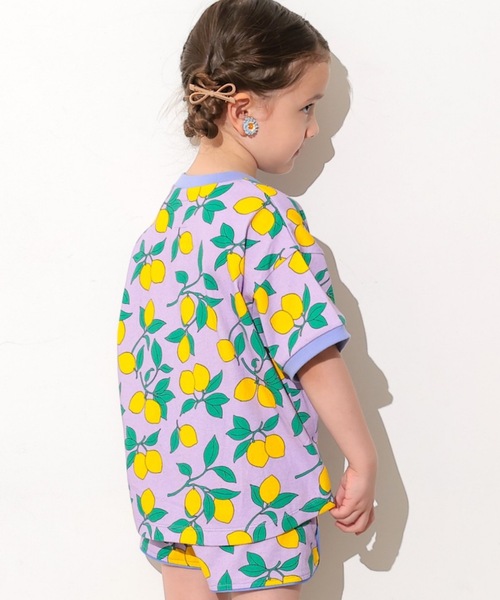 Ocean&Ground（オーシャン&グラウンド）の「Keiki POP Tシャツ（Tシャツ/カットソー・キッズ・パープル/ホワイト系その他/ライトグリーン/マルチ・80/90/110/130/140/95/100）」の8枚目の写真