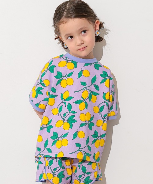 Ocean&Ground（オーシャン&グラウンド）の「Keiki POP Tシャツ（Tシャツ/カットソー・キッズ・パープル/ホワイト系その他/ライトグリーン/マルチ・80/90/110/130/140/95/100）」の7枚目の写真