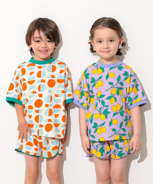 Ocean&Ground（オーシャン&グラウンド）の「Keiki POP Tシャツ（Tシャツ/カットソー・キッズ・パープル/ホワイト系その他/ライトグリーン/マルチ・80/90/110/130/140/95/100）」の5枚目の写真