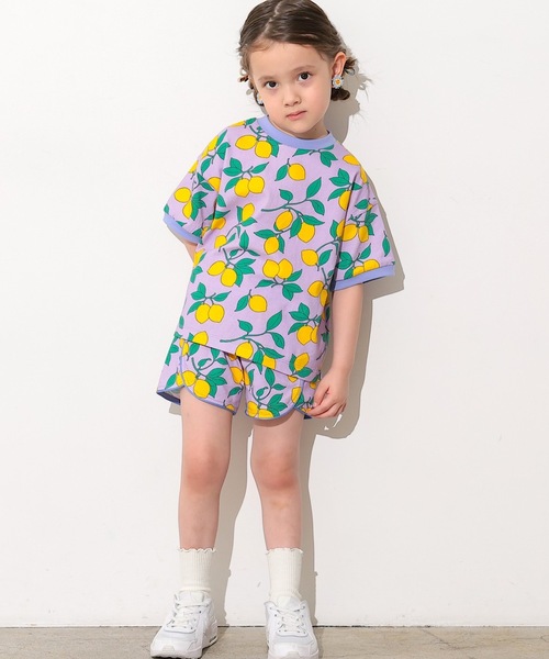 Ocean&Ground（オーシャン&グラウンド）の「Keiki POP Tシャツ（Tシャツ/カットソー・キッズ・パープル/ホワイト系その他/ライトグリーン/マルチ・80/90/110/130/140/95/100）」の9枚目の写真