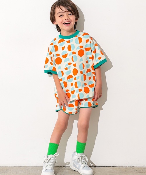 Ocean&Ground（オーシャン&グラウンド）の「Keiki POP Tシャツ（Tシャツ/カットソー・キッズ・パープル/ホワイト系その他/ライトグリーン/マルチ・80/90/110/130/140/95/100）」の15枚目の写真