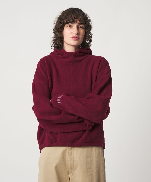 6(ロク)の「<6(ROKU)>LOS ANGELES APPAREL フリースフーディー(Tシャツ/カットソー・レディース・ワイン・S/L)」の2枚目の写真