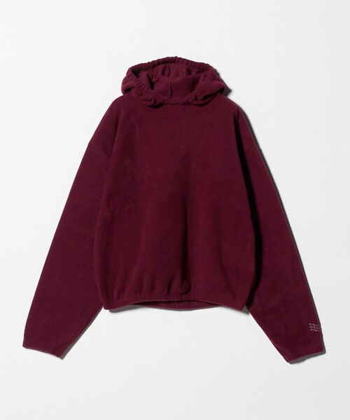 6(ロク)の「<6(ROKU)>LOS ANGELES APPAREL フリースフーディー(Tシャツ/カットソー・レディース・ワイン・S/L)」の3枚目の写真