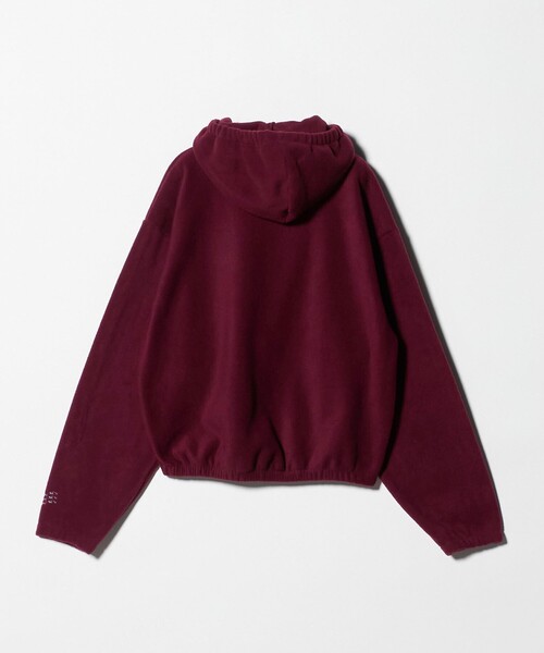6(ロク)の「<6(ROKU)>LOS ANGELES APPAREL フリースフーディー(Tシャツ/カットソー・レディース・ワイン・S/L)」の4枚目の写真