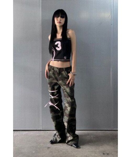 LARTIGENT(ラーティゼン)の「L11 RIBBON BOOTSCUT PANTS(KHAKI)(その他パンツ・レディース・その他・S/M)」の12枚目の写真