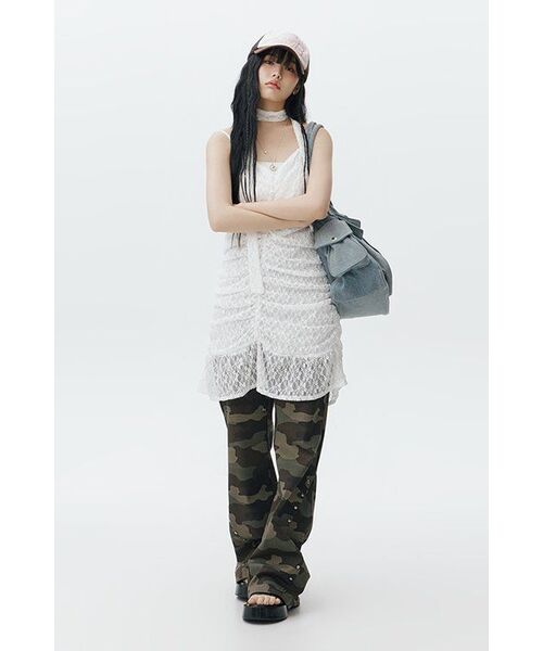 LARTIGENT(ラーティゼン)の「L11 RIBBON BOOTSCUT PANTS(KHAKI)(その他パンツ・レディース・その他・S/M)」の13枚目の写真