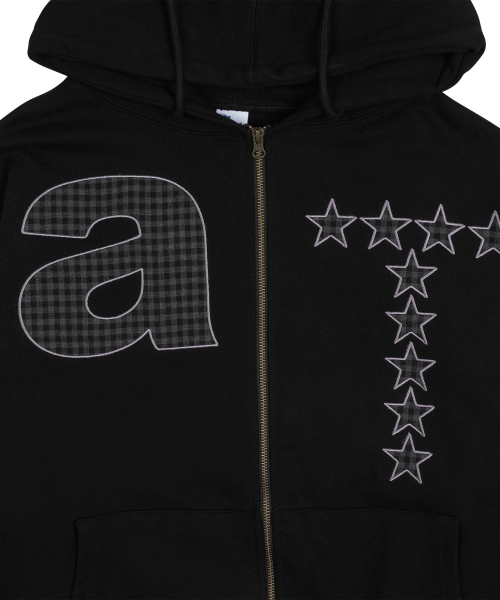 THECOLDESTMOMENT(ザコールデストモーメント)の「TCM at hooded zip-up (black)(パーカー・レディース・その他・S/M/L)」の4枚目の写真