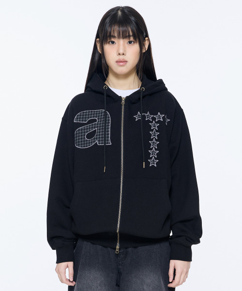 THECOLDESTMOMENT(ザコールデストモーメント)の「TCM at hooded zip-up (black)(パーカー・レディース・その他・S/M/L)」の6枚目の写真